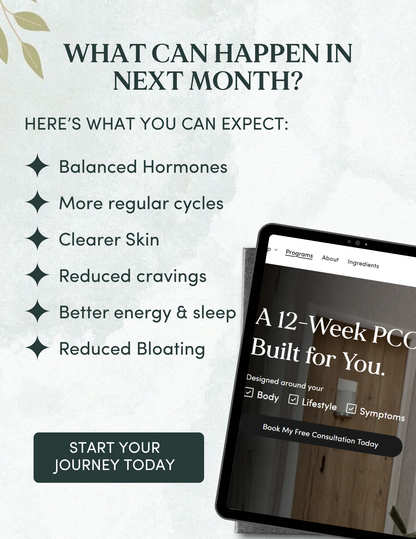 PCOS Reset Nutrition Program - 30 days
